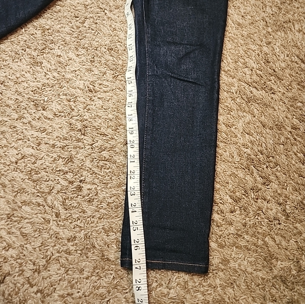 Harper Heritage Womens Jeans Size 28 High Rise Skinny Dark Blue Straight - Picture 4 of 11